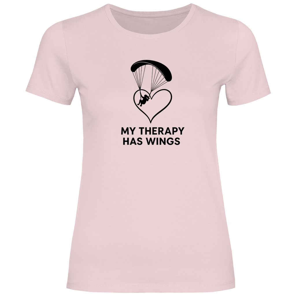 Damen T-Shirt "My Therapy Has Wings"