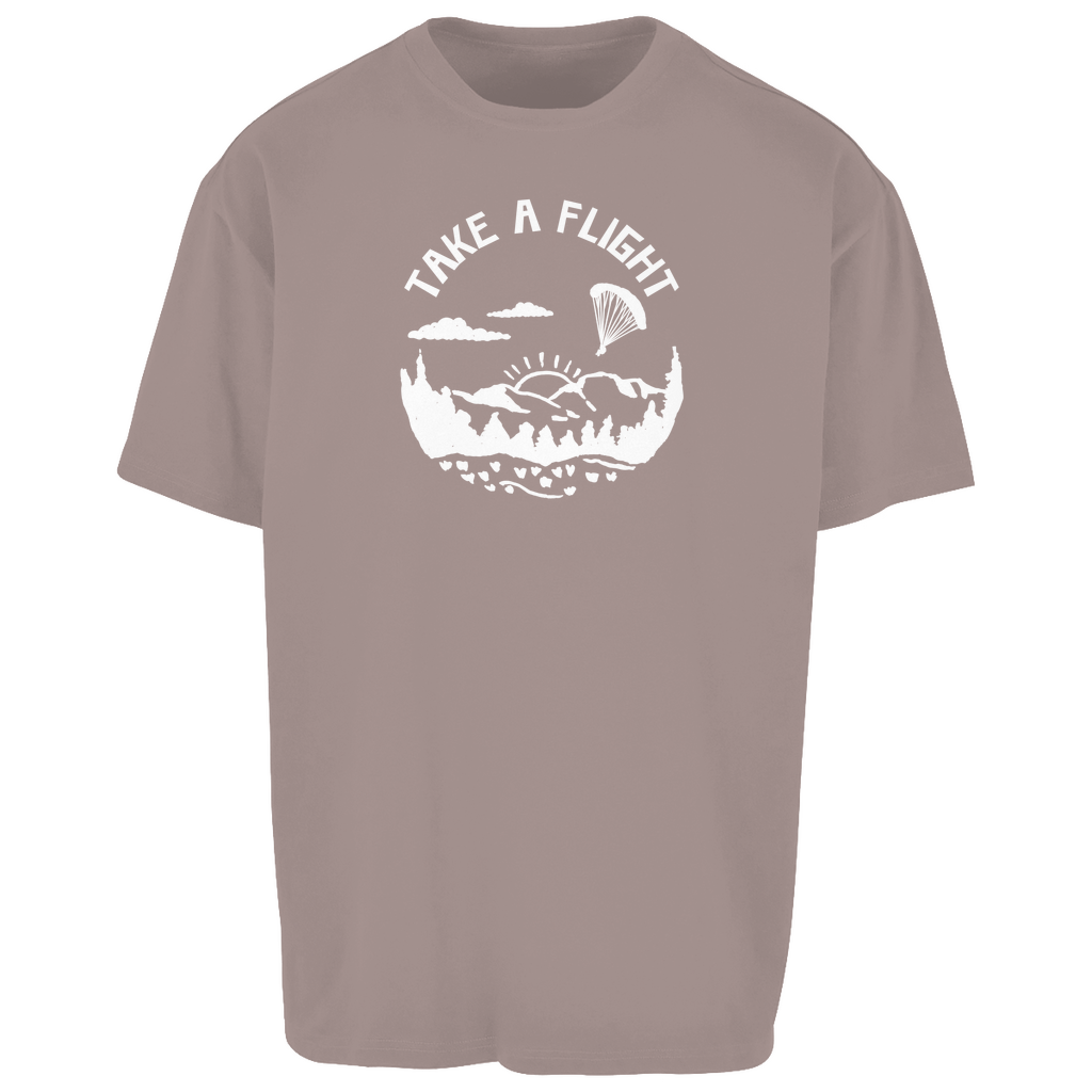 Oversize T-Shirt "TakeAFlight"