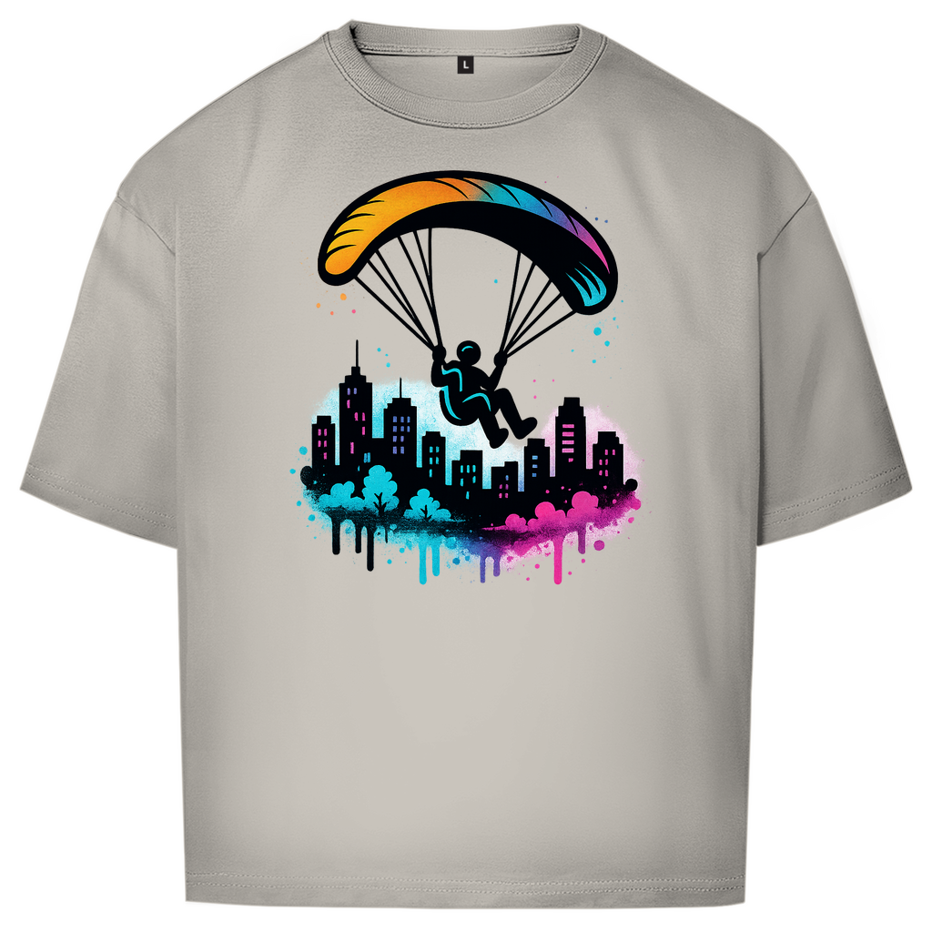 Oversize T-Shirt "Graffiti Skyline"