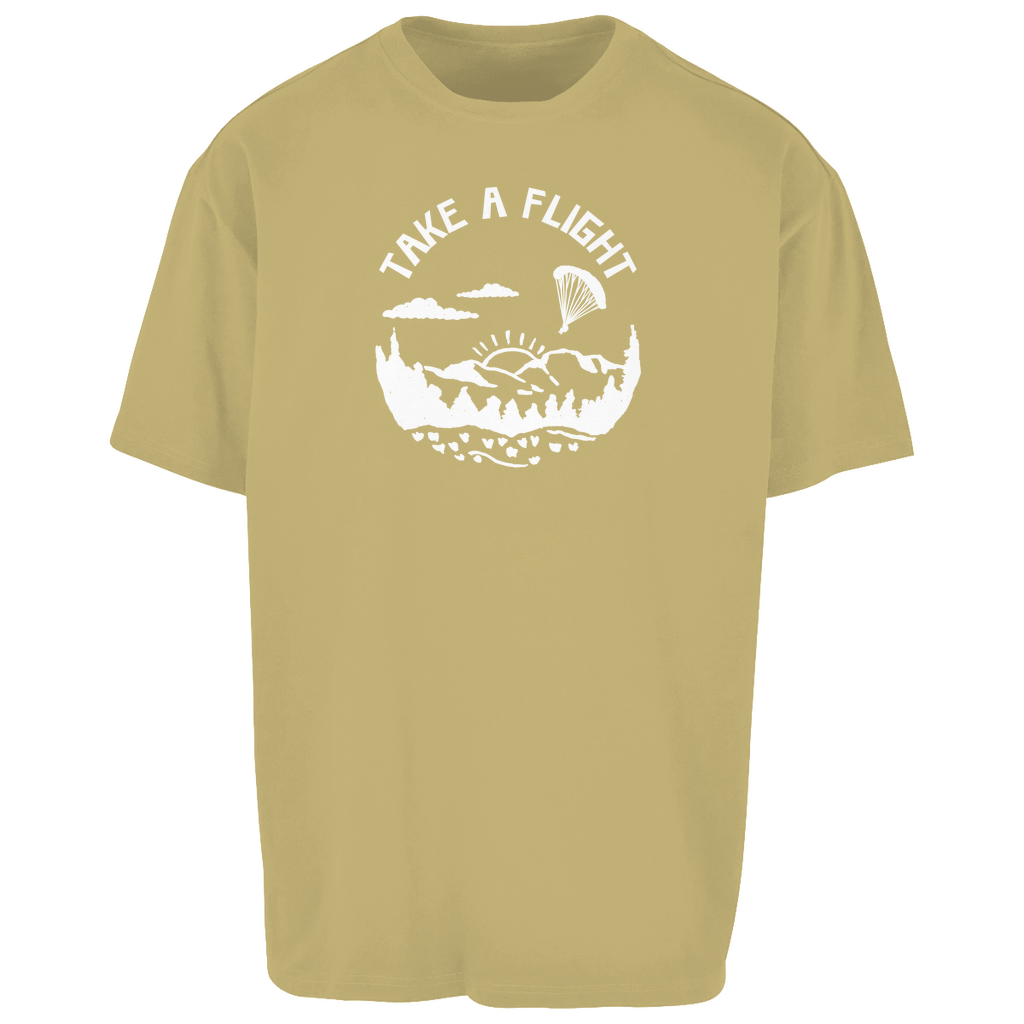 Oversize T-Shirt "TakeAFlight"