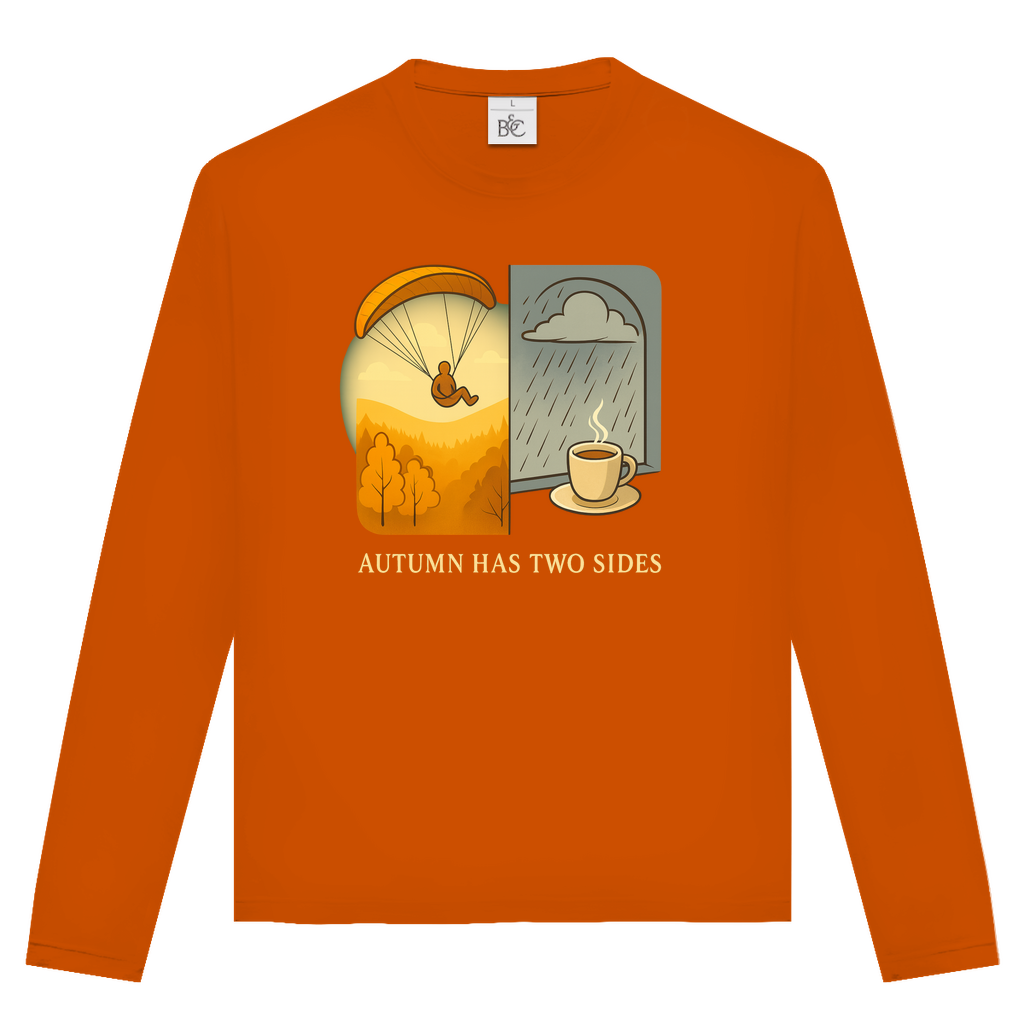 "Autumn Has Two Sides" Unisex Langarmshirt