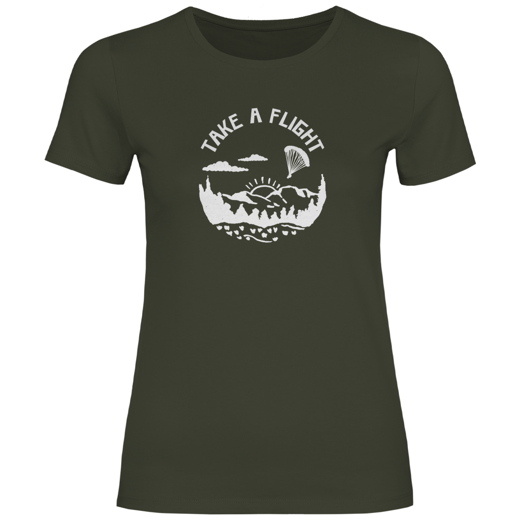 Damen T-Shirt "TakeAFlight"