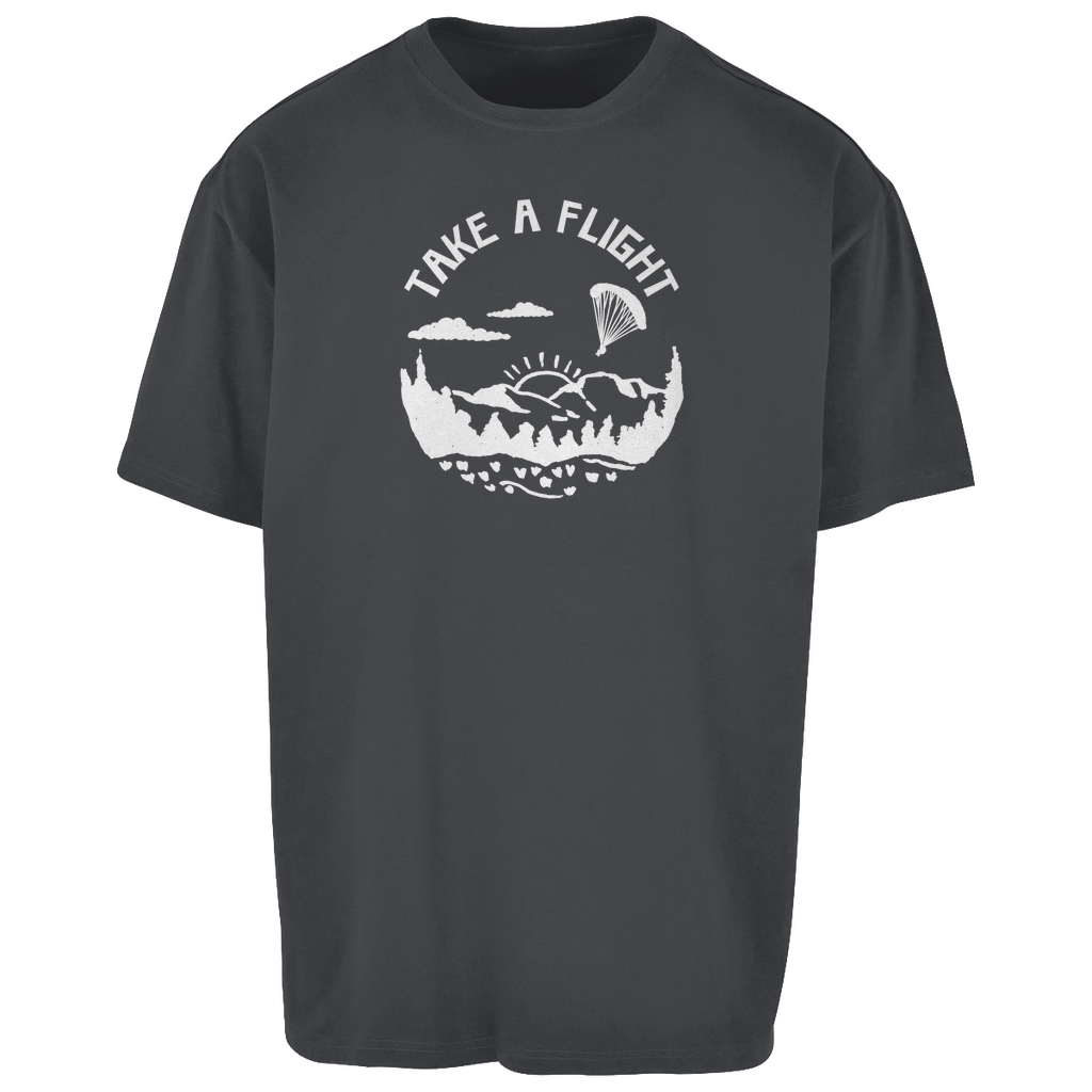 Oversize T-Shirt "TakeAFlight"