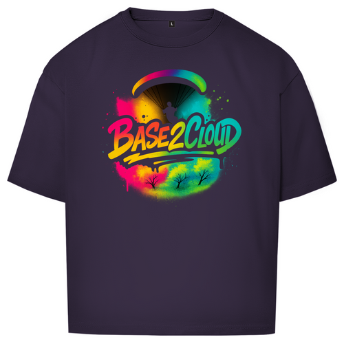 "BASE2CLOUD Grafitti" Oversize T-Shirt