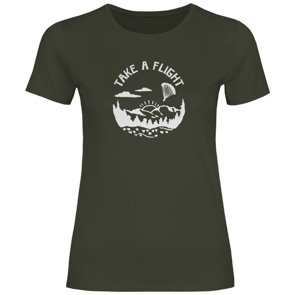 „Take a flight" Classic Damen T-Shirt