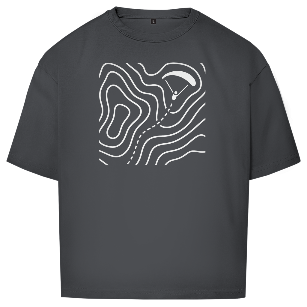 "Fly_Route" Oversize T-Shirt