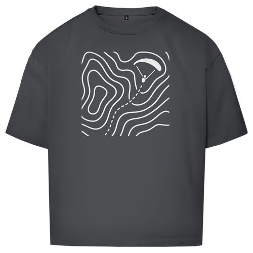 "Fly_Route" Oversize T-Shirt