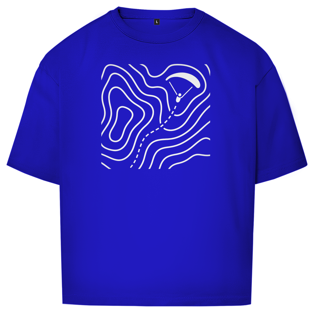 "Fly_Route" Oversize T-Shirt