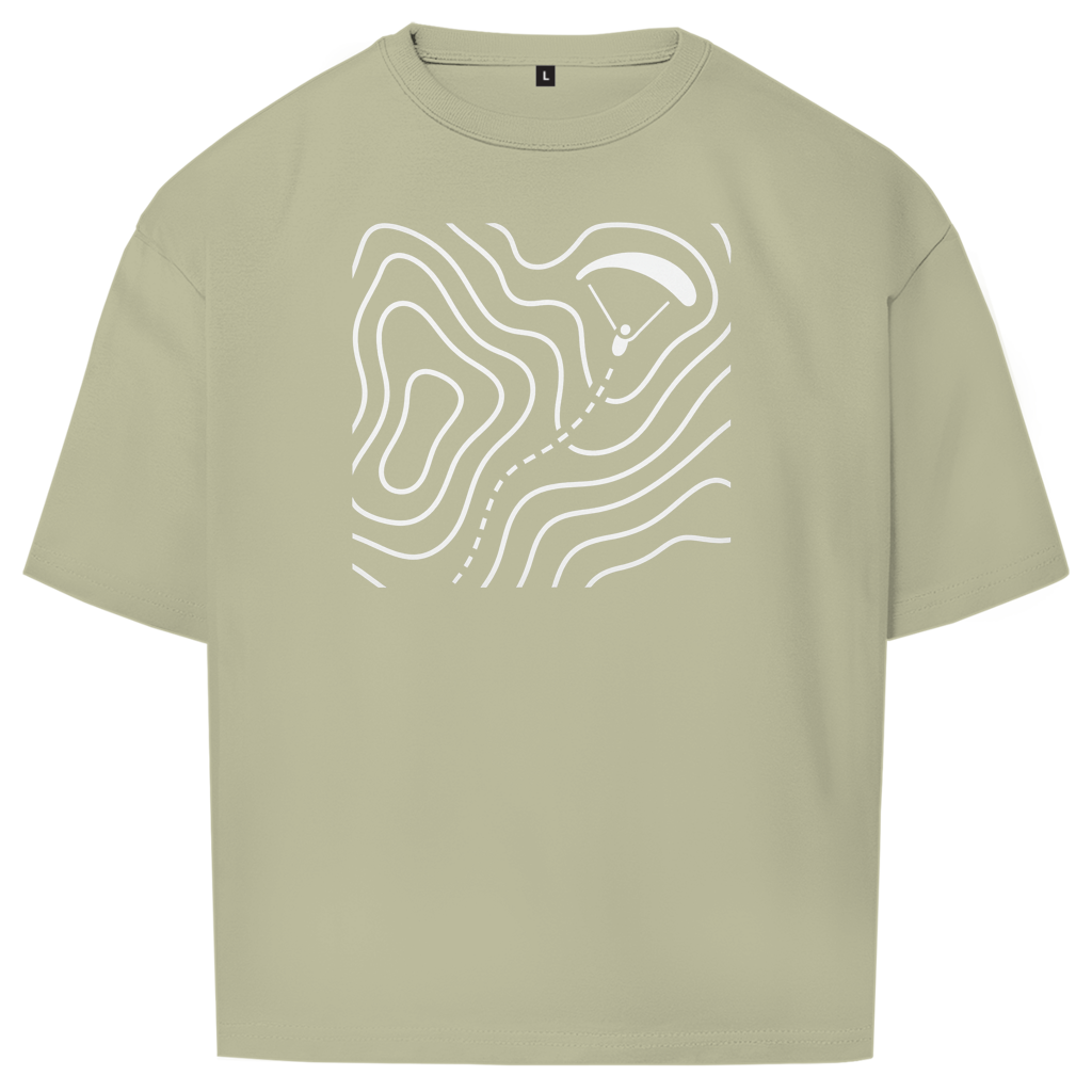 "Fly_Route" Oversize T-Shirt