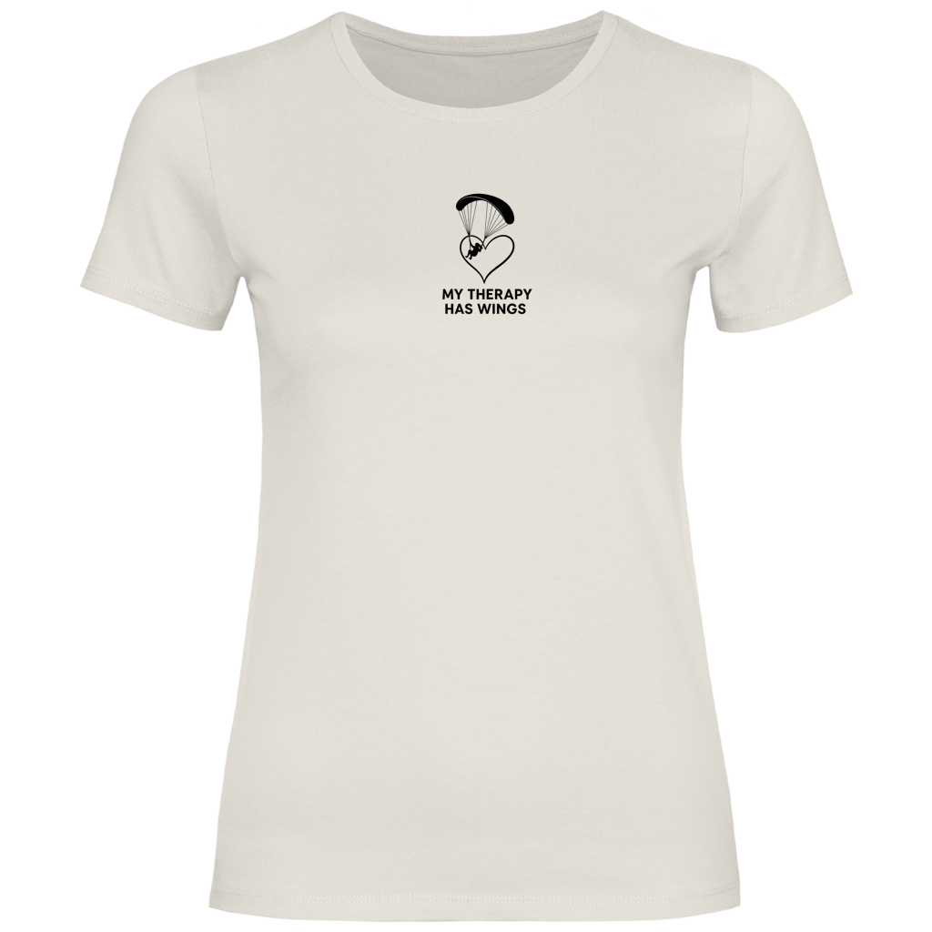 „My therapy has wings" Classic Damen T-Shirt