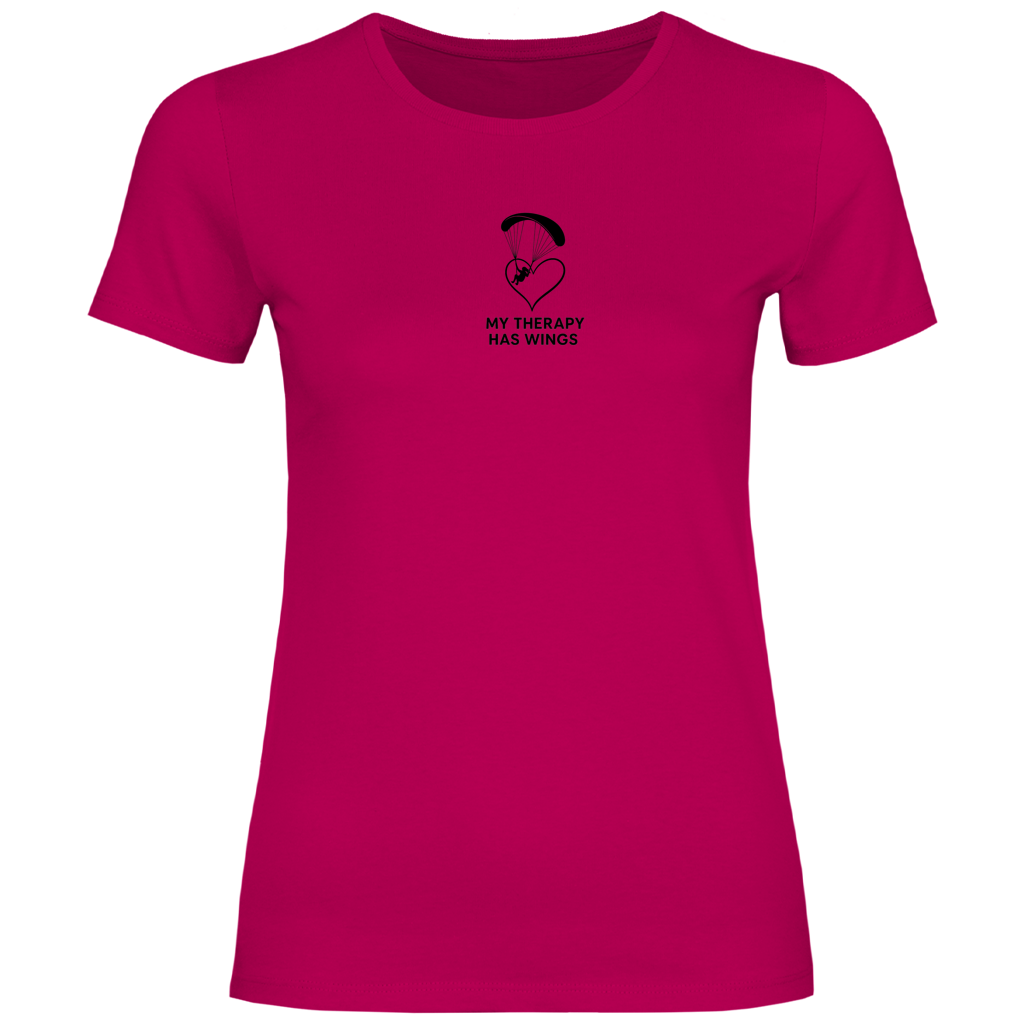 „My therapy has wings" Classic Damen T-Shirt