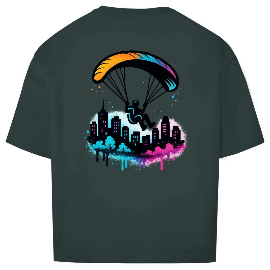 „Graffiti Skyline" Oversize T-Shirt