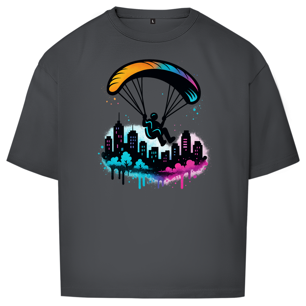 „Graffiti Skyline" Oversize T-Shirt