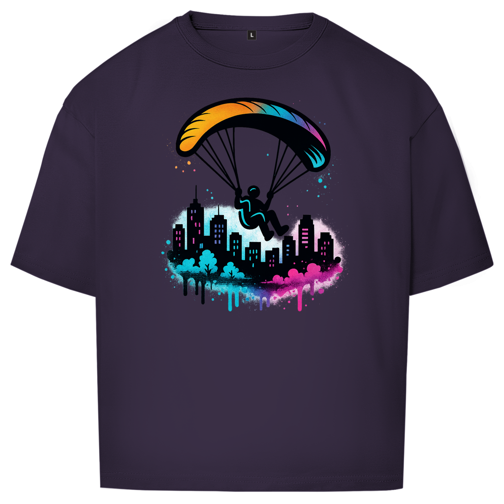„Graffiti Skyline" Oversize T-Shirt