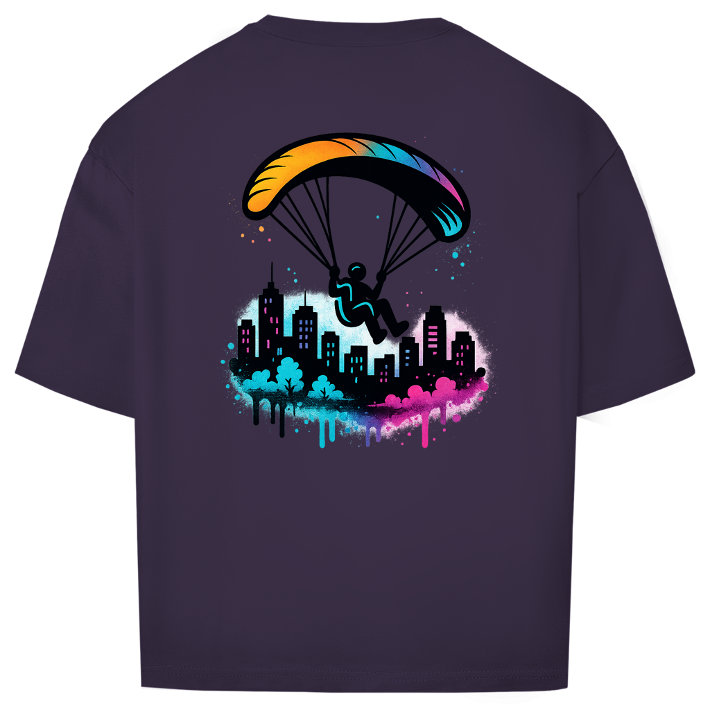 „Graffiti Skyline" Oversize T-Shirt