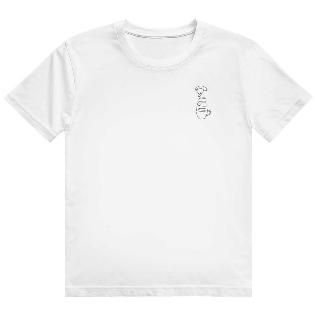 „Fine-Line Parawaiting" Heavy Cotton T-Shirt