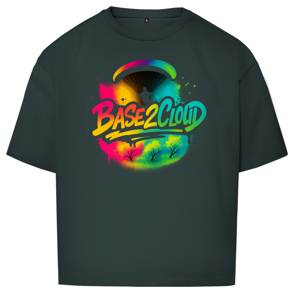 „BASE2CLOUD Graffiti" Oversize T-Shirt
