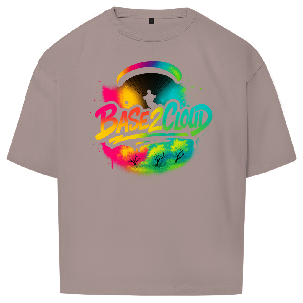 „BASE2CLOUD Graffiti" Oversize T-Shirt