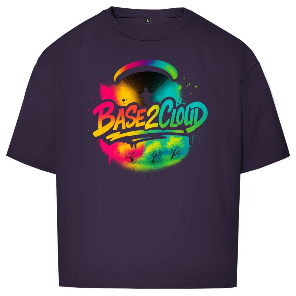 „BASE2CLOUD Graffiti" Oversize T-Shirt