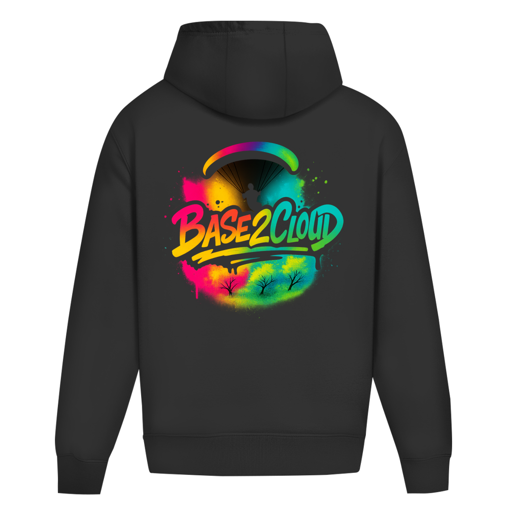 „BASE2CLOUD Graffiti" Oversize Hoodie