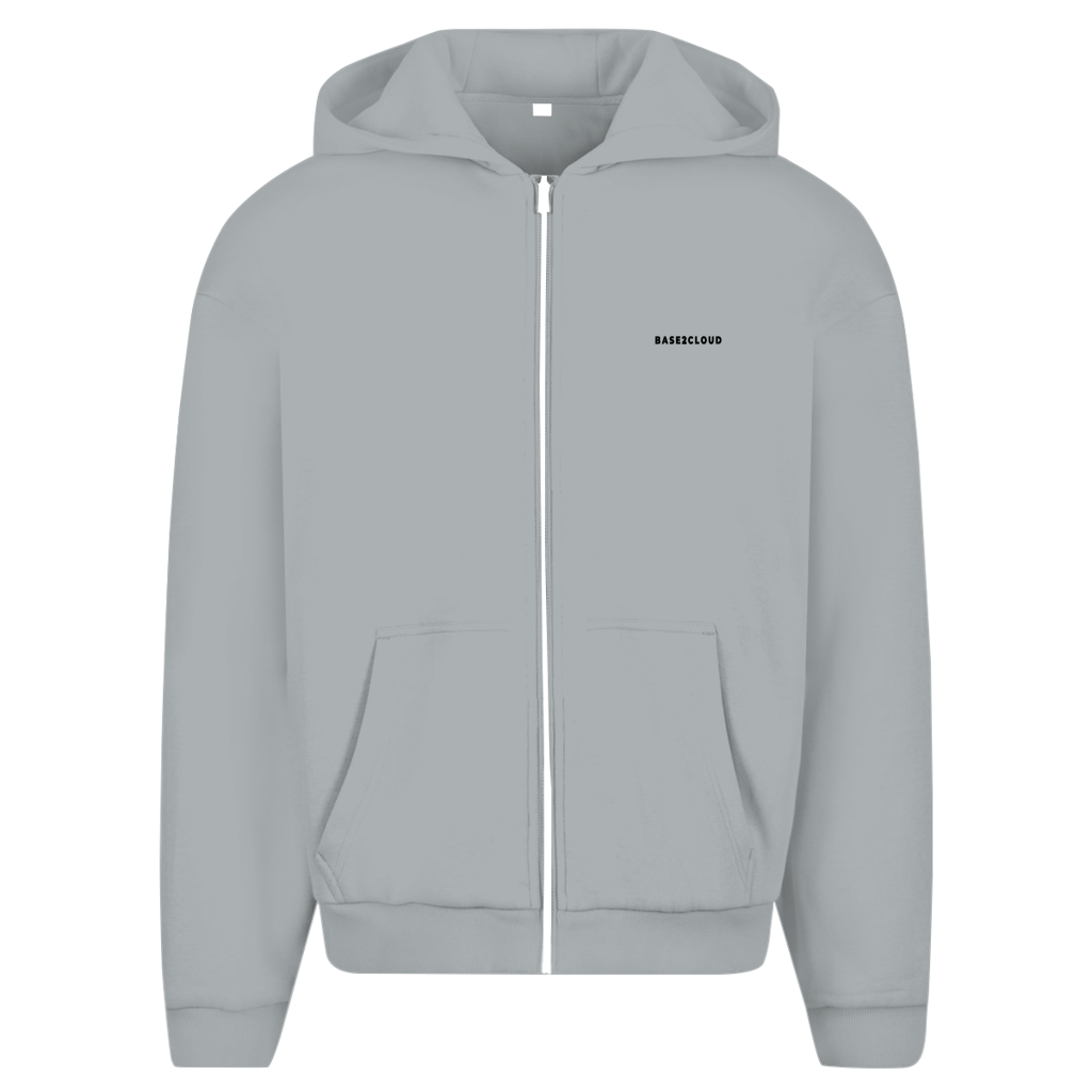 „Mosaik_Glide" Oversize Zipper Hoodie