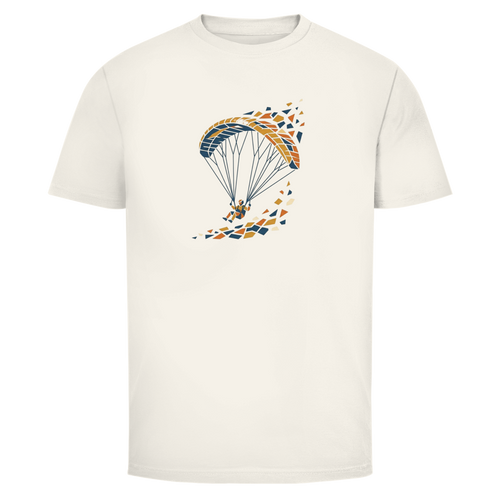 „Mosaik_Glide" T-Shirt mit Brustprint