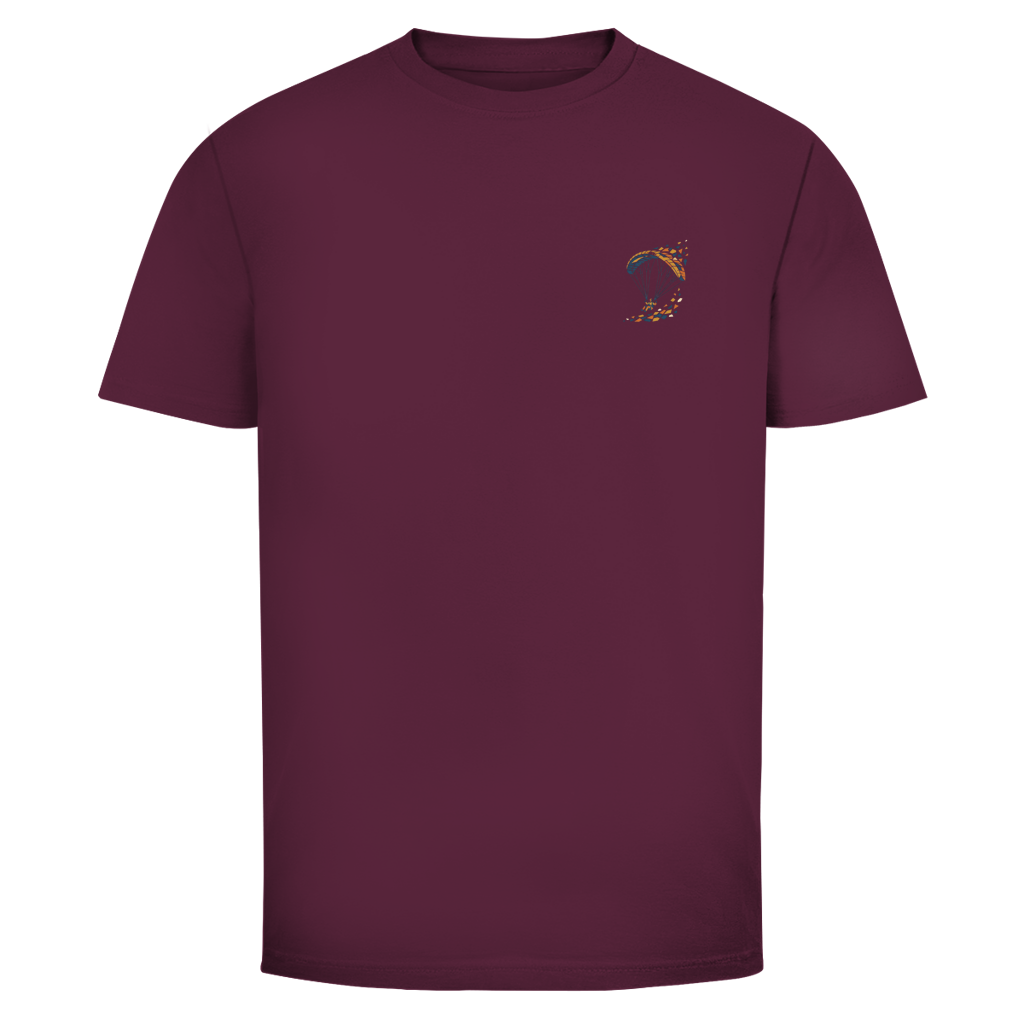„Mosaik_Glide" T-Shirt mit kleinem  Brustprint