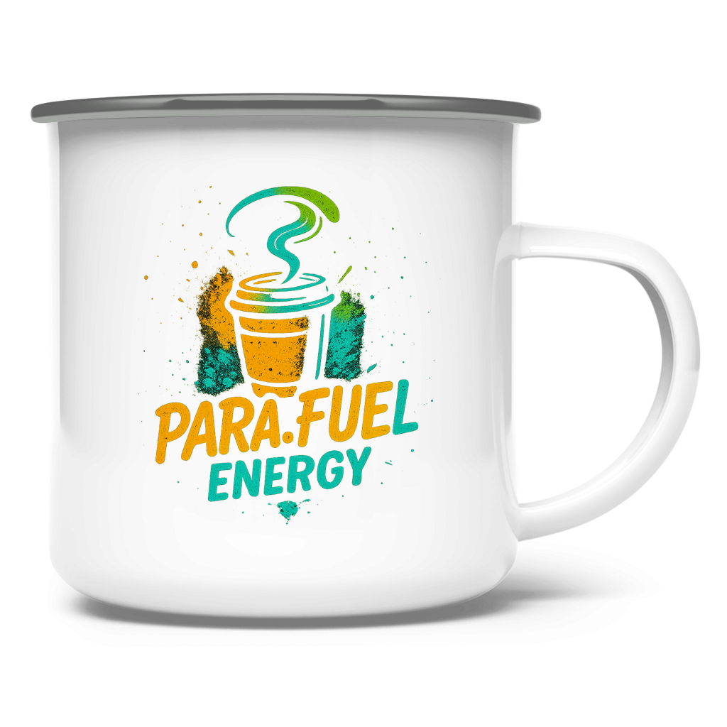 „Para.Fuel" Emaille Tasse