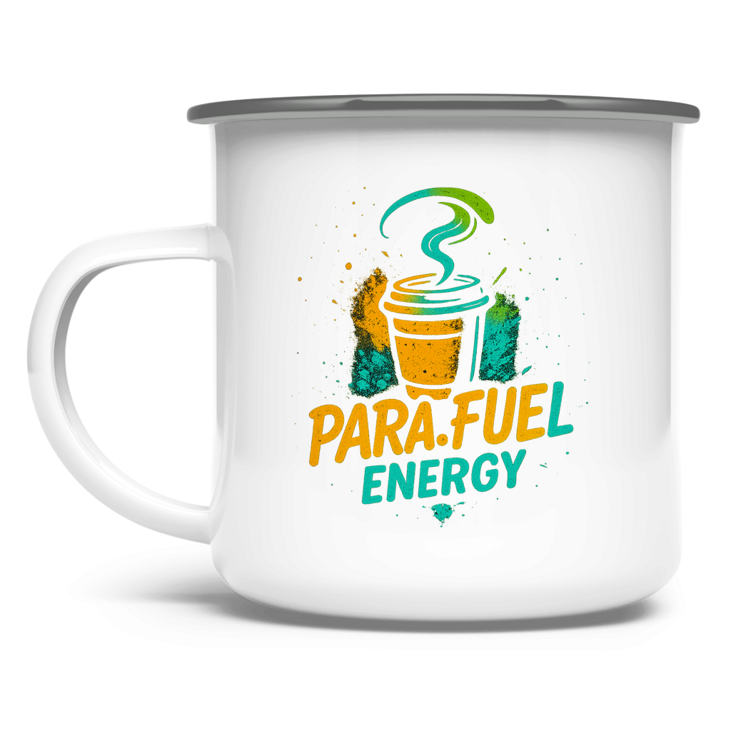 „Para.Fuel" Emaille Tasse