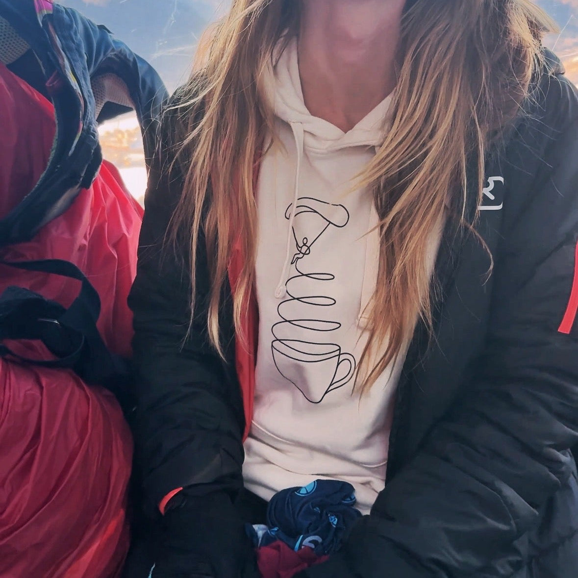 „Fine-Line Parawaiting" Classic Hoodie