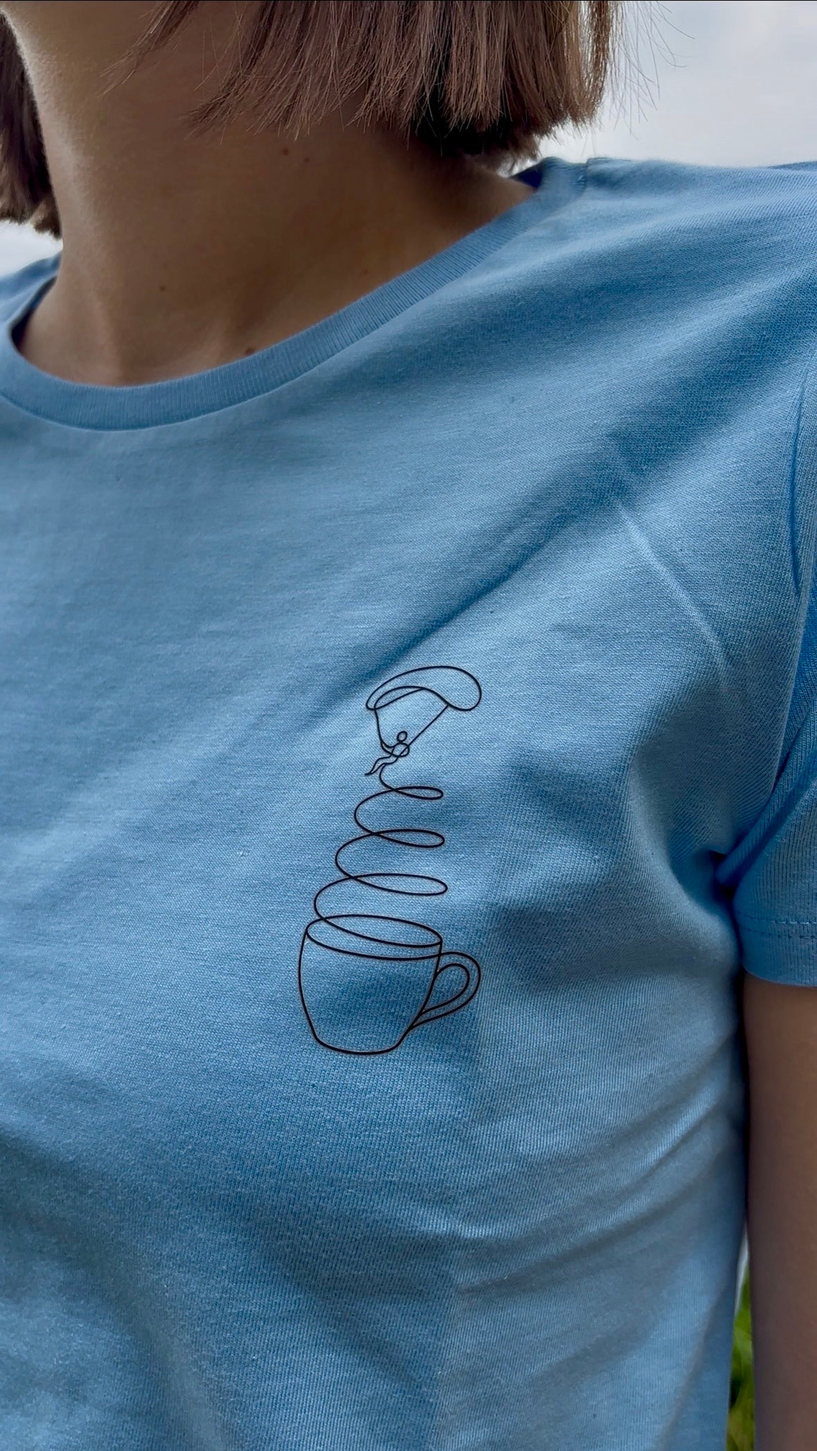 "Fine-Line Parawaiting" Classic Damen T-Shirt