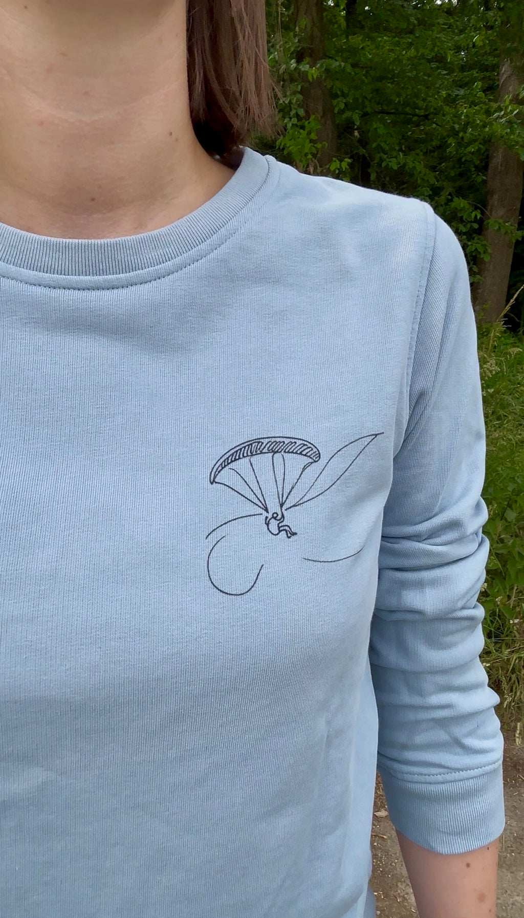 "Fine-Line Para Curve" Sweatshirt