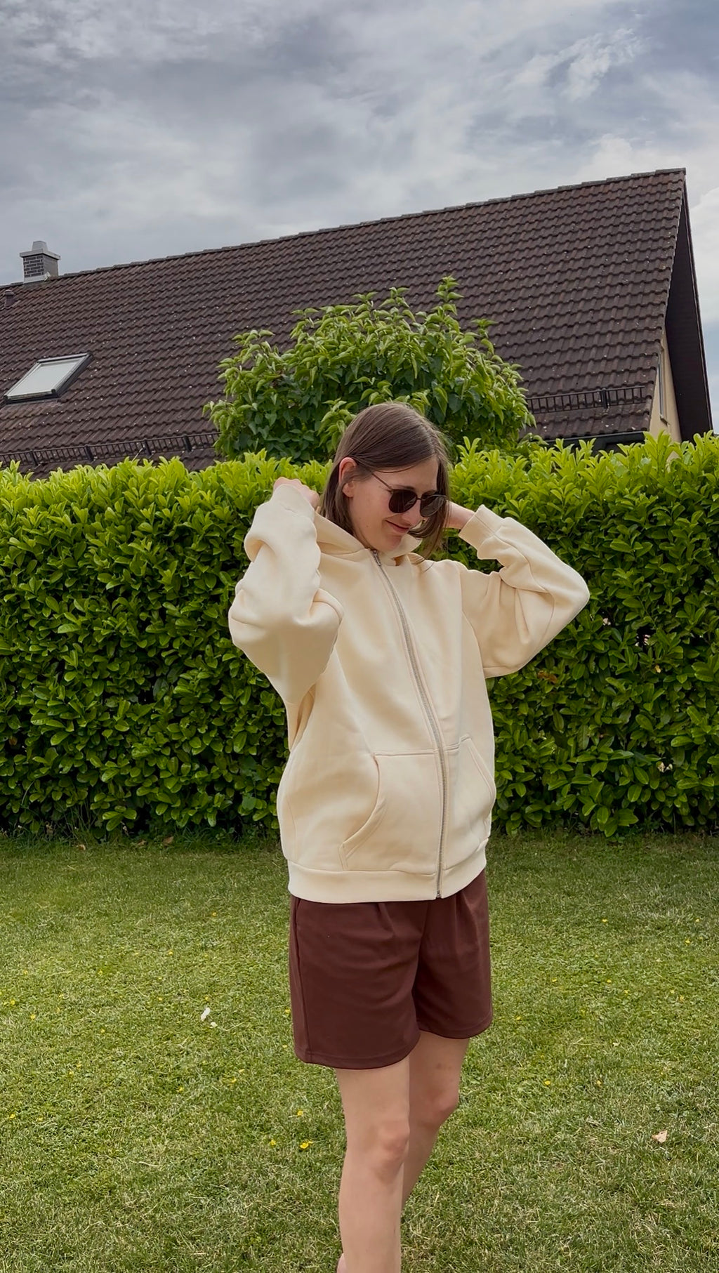 "Soaring" Oversize Zipper Hoodie