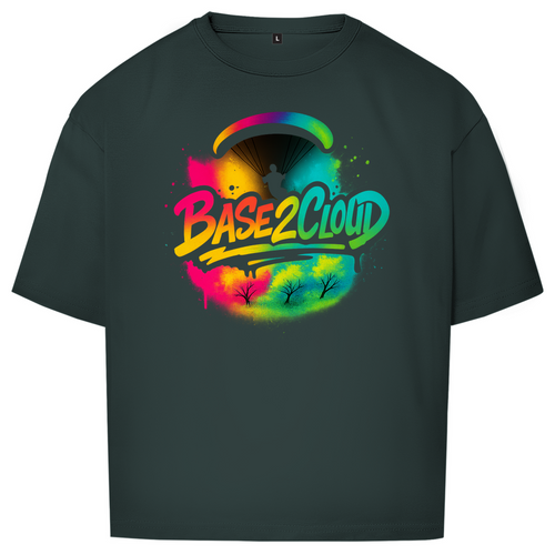 "BASE2CLOUD Grafitti" Oversize T-Shirt