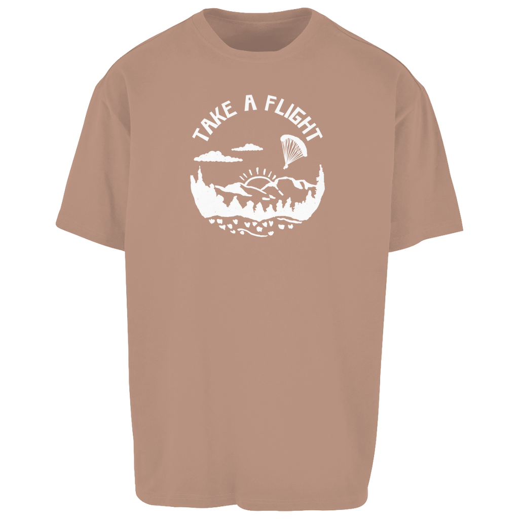 Oversize T-Shirt "TakeAFlight"
