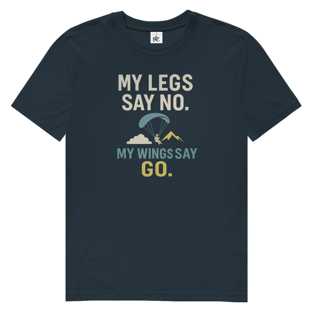 "My Legs Say No" Herren Premium Bio T-Shirt