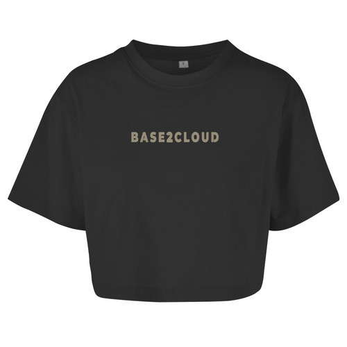 "BASE2CLOUD" Crop Top