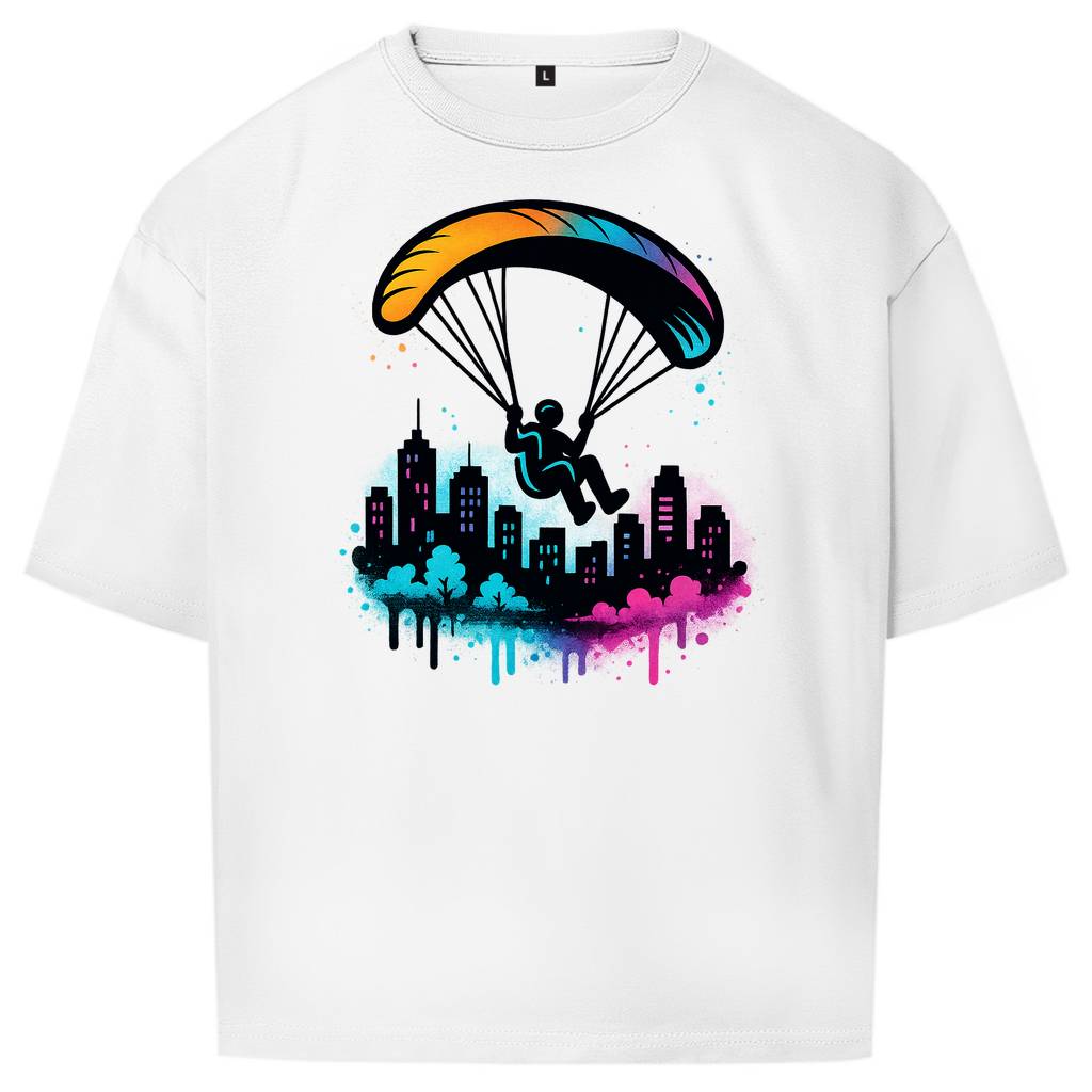Oversize T-Shirt "Graffiti Skyline"