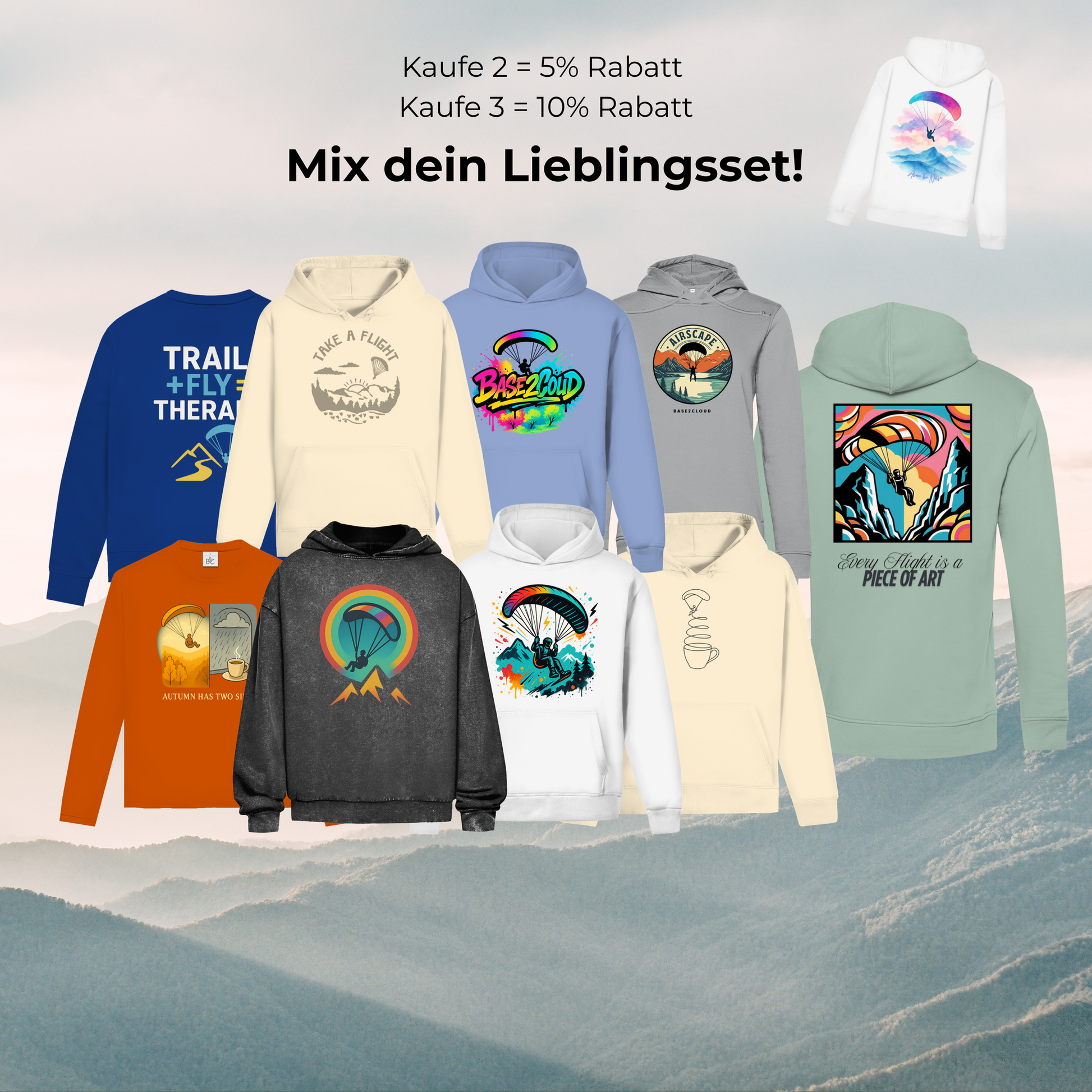 Hoodie Mixed-Match-Bundle – ready for takeoff in style